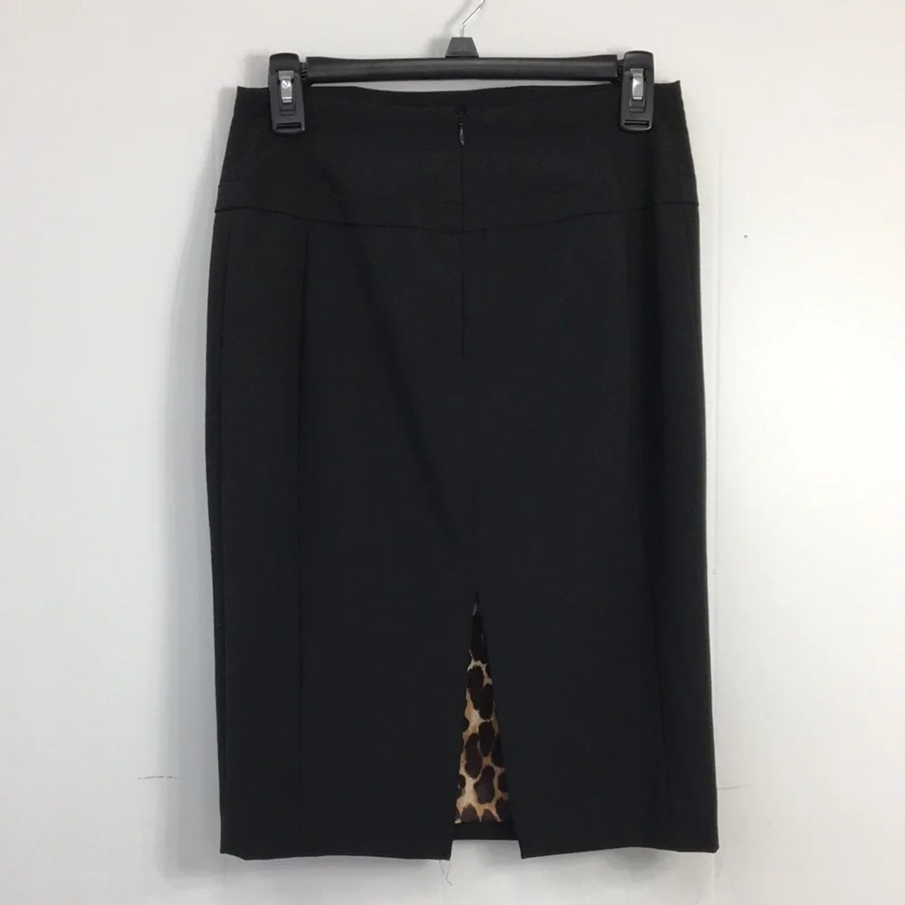 Express Design Studio Women's High Waist Midi Pencil Skirt Size 2 EXCELLENT - Picture 4 of 7